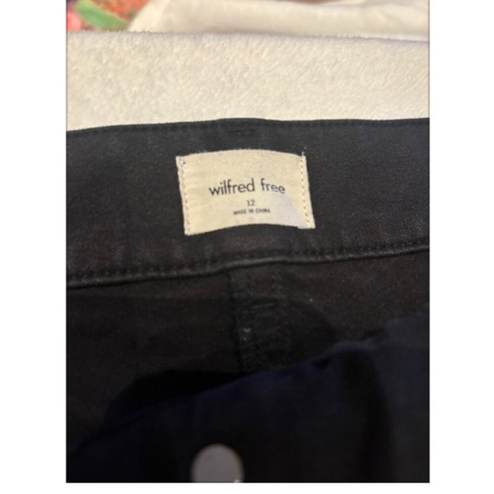 Wilfred Free Aritzia Black Utility Carpenter Pants Womens Size 12 Cropped